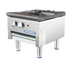 Thumbnail image #1 for Turbo Air Radiance 18-Inch Stainless Steel Gas Stock Pot Range, Single 3-Ring Burner, 79,000 BTU