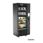 Thumbnail image #1 for Structural Concepts ARM SD2826IS Self-Service Refrigerated Retail Merchandiser, 36-1/2"W x 26-3/4"D x 81-1/4"H, Black, Left-Hinged Glass Door