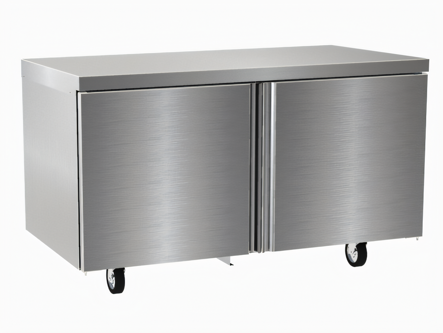 Product image #1 for Delfield 64-Inch Two-Section Worktop Freezer with 2 Doors