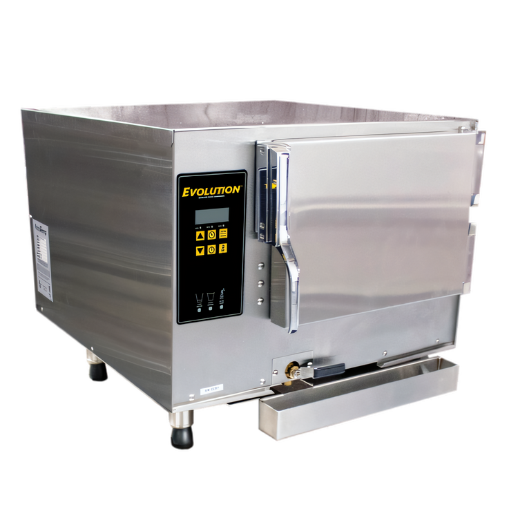 Product image #1 for AccuTemp Connected Evolution 3-Pan Countertop Electric Boilerless Convection Steamer, 208V, 3-Phase, 15 kW