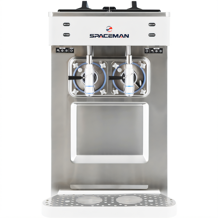 Product image #1 for Spaceman USA 6695-CL High-Output Two-Flavor Countertop Gravity Feed Frozen Beverage Machine