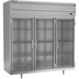 Thumbnail image #1 for Beverage-Air P-Series Three-Section Glass Door Reach-In Refrigerator, Top-Mounted Self-Contained, 68.34 Cu. Ft.