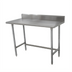 Thumbnail image #1 for Advance Tabco Special Value Series 96-Inch x 36-Inch Stainless Steel Work Table with 5-Inch Backsplash