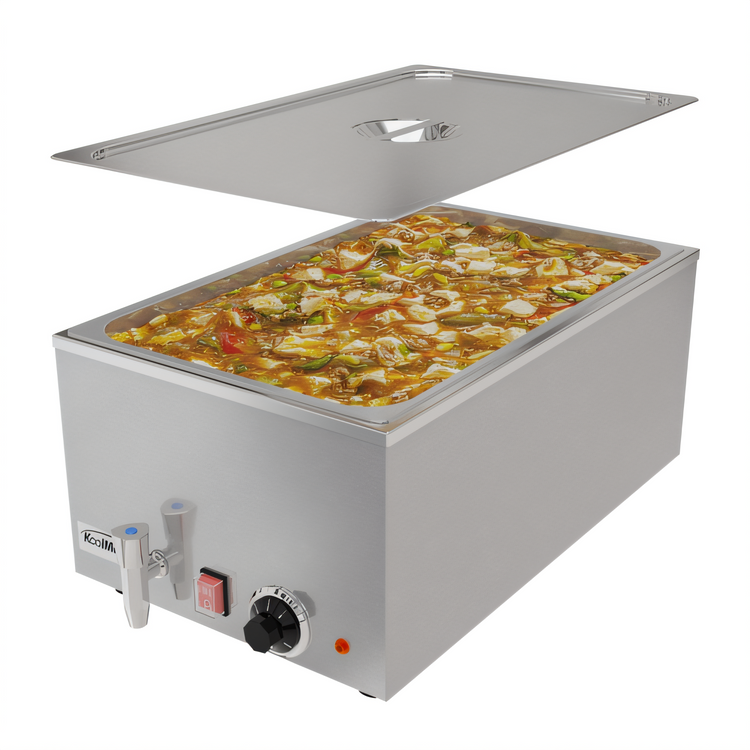 Product image #1 for KoolMore 21 Qt. One-Section Electric Countertop Food Warmer with Faucet