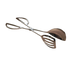 Thumbnail image #1 for 10-Inch Stainless Steel Salad Tongs with Spoon/Spatula Design