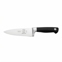 Mercer Culinary Genesis 6-Inch Precision-Forged Chef's Knife with High-Carbon German Steel Blade and Santoprene Handle