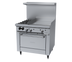 Thumbnail image #1 for Garland SunFire 36-Inch Gas Restaurant Range with 2 Open Burners, 24-Inch Griddle, and Standard Oven