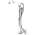 Thumbnail image #1 for T&S Brass Combination Kettle Filler and Spray Stanchion with 104-Inch Hose