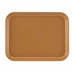 Thumbnail image #2 for Cambro Camtray Rectangular Fiberglass Cafeteria Tray, 12-5/8 x 17-3/4 Inches, Earthen Gold