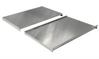 Klinger's Trading Heavy-Duty 304 Stainless Steel Mobile Ice Bin Cover for MIB3021
