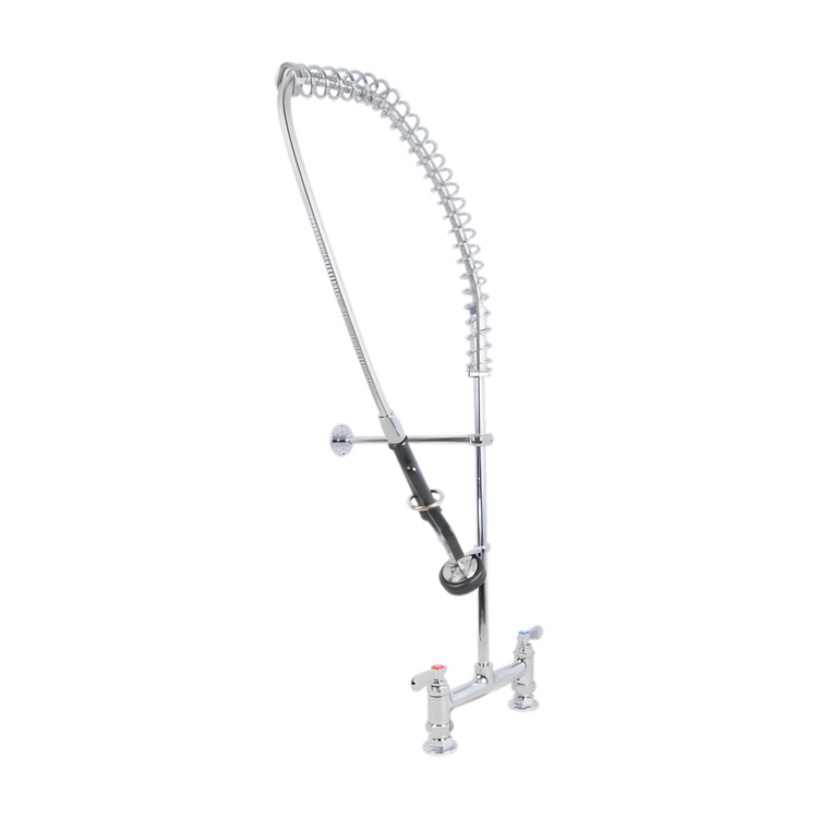 Product image #1 for Deck Mount Pre-Rinse Faucet with 4-Inch Centers and Lead-Free Design