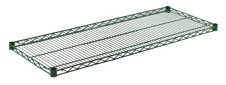 Product image #1 for Olympic 18" x 48" Open Wire Shelf with Green-Guard Epoxy Finish
