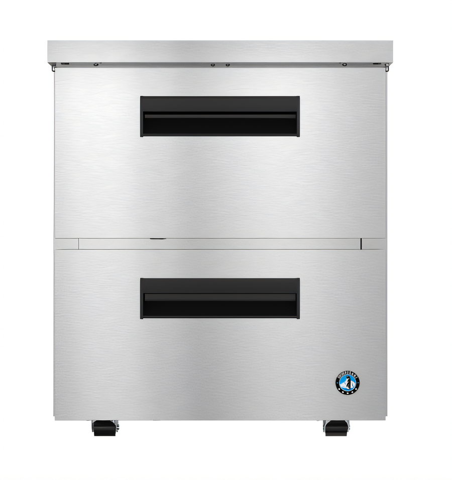 Product image #1 for Hoshizaki Steelheart 27-Inch Undercounter Freezer with 2 Stainless Steel Drawers, 7.2 Cu. Ft.