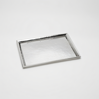American Metalcraft Half-Size Rectangular Hammered 18/8 Stainless Steel Sheet Pan