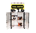Thumbnail image #1 for Eagle Group Secure Mobile Display Merchandiser with Chrome-Plated Wire Shelves and Mylar Inlay, 36 x 14 x 40 Inches