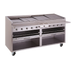 Thumbnail image #1 for Bakers Pride Dante Series 72-Inch Gas Radiant Charbroiler with Open Cabinet Base