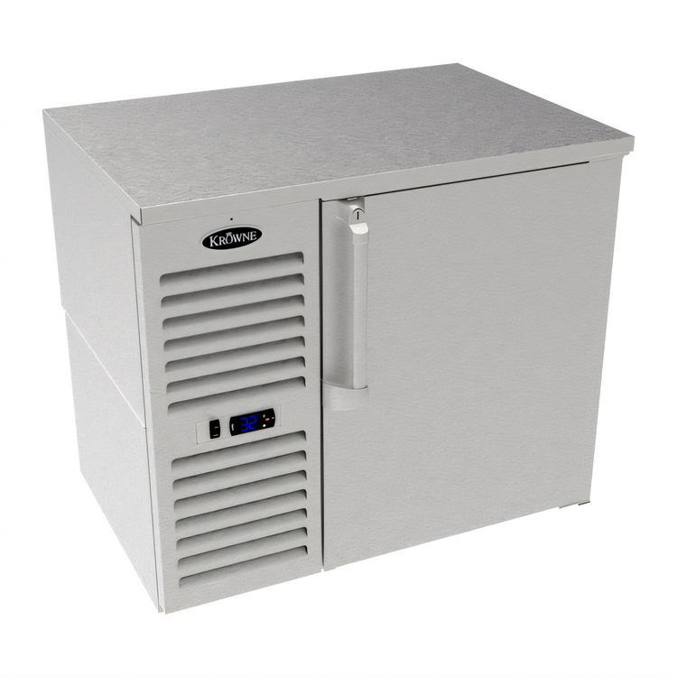 Product image #1 for Krowne LS36 Low-Profile Refrigerated Back Bar Storage Cabinet, 36-Inch, 1-Door