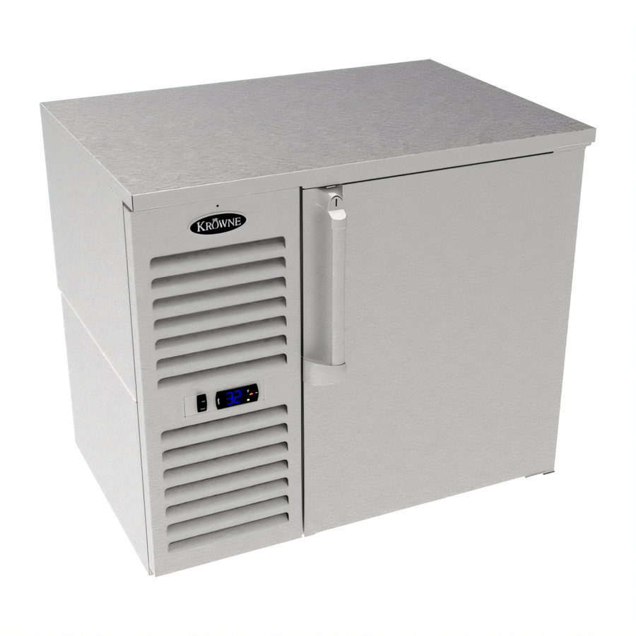 Product image #1 for Krowne LS36 Low-Profile Refrigerated Back Bar Storage Cabinet, 36-Inch, 1-Door