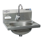 Thumbnail image #1 for Eagle Group MicroGard HSA-10-FE-B-NB-MG Wall-Mounted Stainless Steel Hand Sink with Hands-Free Faucet, 13-1/2 x 9-3/4 x 6-3/4 in Bowl