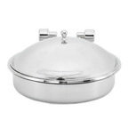 Thumbnail image #1 for Vollrath Intrigue® 46123 6-Quart Round Low-Profile Induction Chafer with Hinged Cover
