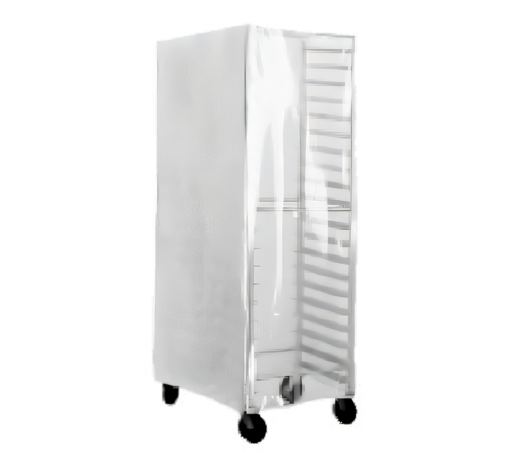 Product image #1 for Advance Tabco Full-Height Enclosed Heavy-Duty Plastic Rack Cover with Clear Front