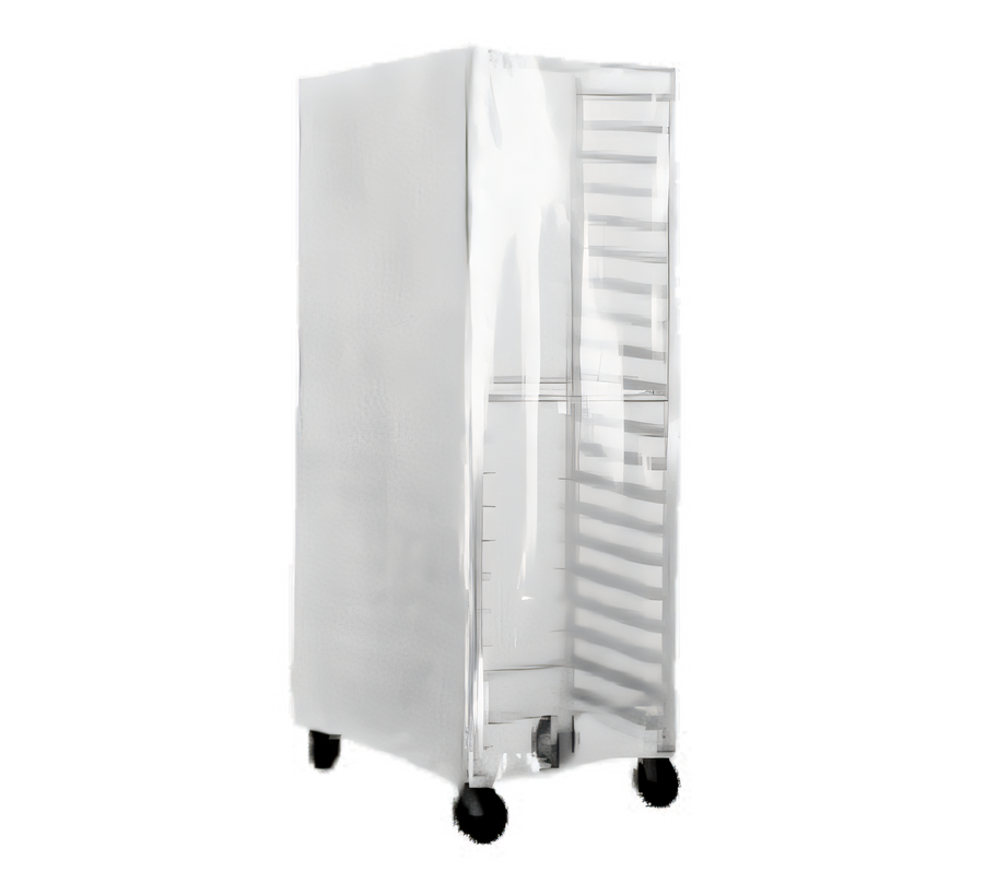 Product image #1 for Advance Tabco Full-Height Enclosed Heavy-Duty Plastic Rack Cover with Clear Front