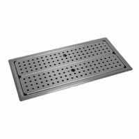 Glastender 48-Inch x 18-Inch Drop-In Stainless Steel Drip Tray Trough
