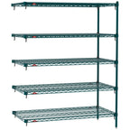 Thumbnail image #1 for Metro Super Erecta SA-2430K3-63-A5 Super Adjustable Super Erecta Wire Add-On Wire Shelving Unit, 30"W x 24"D x 63"H, 800 lb. capacity per shelf, 2000