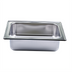 Thumbnail image #1 for Winco Stainless Steel Square Chafer Water Pan for 4 Qt Chafer
