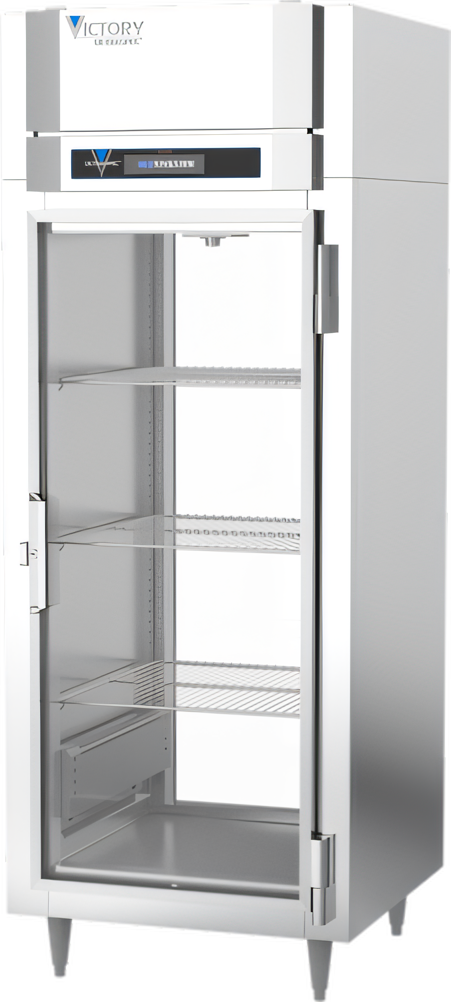 Product image #1 for Victory UltraSpec™ Pass-Thru Heated Holding Cabinet, 1 Section, 26.2 Cu. Ft., Full-Height Glass Doors