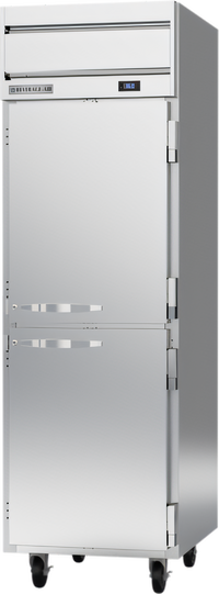 Beverage-Air Horizon Series One-Section Half-Solid Door Top Mount Reach-In Refrigerator, 21.17 Cu. Ft.