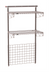 Thumbnail image #1 for Metro SmartWall Tall Base Kit Wall-Mounted Shelving Starter Unit with Wire Grid and Shelves
