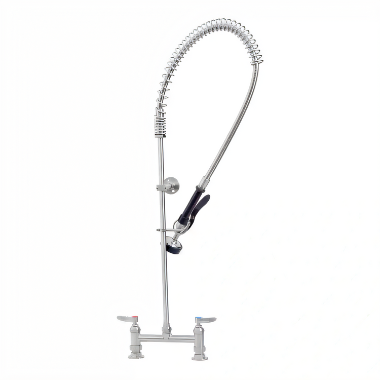 Product image #2 for EverSteel Stainless Steel 8-Inch Center Deck Mount Pre-Rinse Mixing Faucet