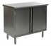 Thumbnail image #1 for Eagle Spec-Master Enclosed Base Work Table with Hinged Doors, 120 x 30 Inch, 14 Gauge 304 Stainless Steel Top