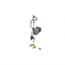 Thumbnail image #1 for T&S Brass Open Wall-Mount Retractable Hose Reel Assembly with 35-Foot Hose, Mixing Faucet, and Blue Spray Valve