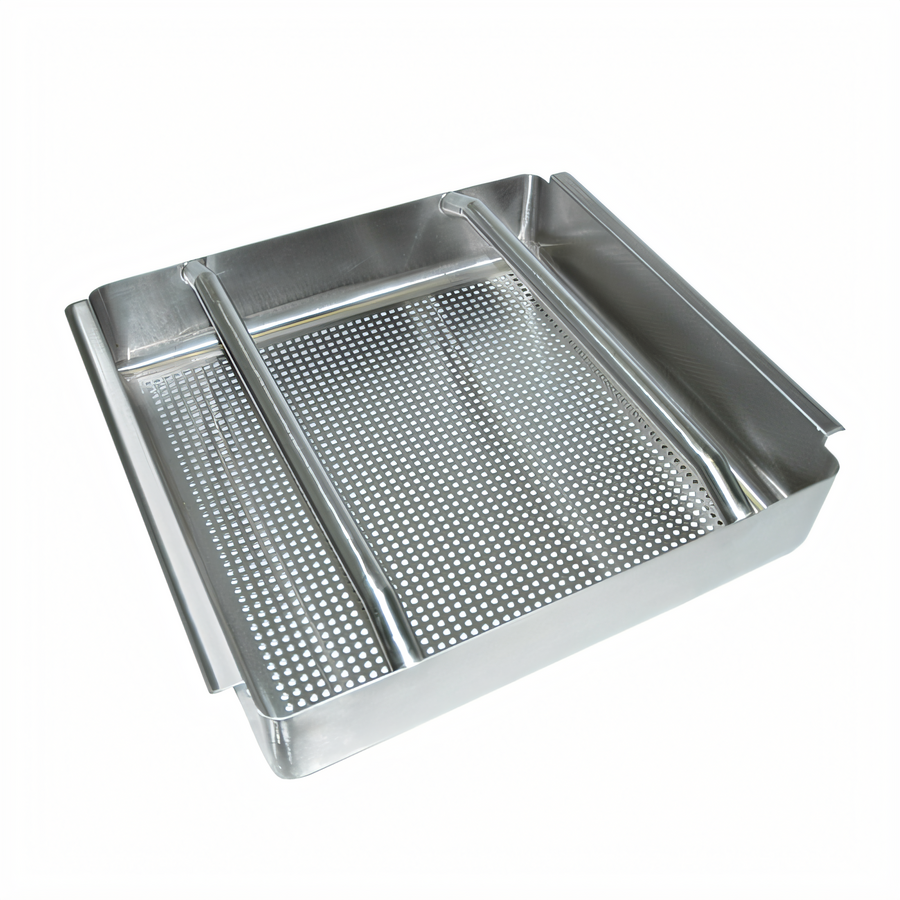 Product image #1 for BK Resources Pre-Rinse Basket for 20 x 30 x 5 Inch Pre-Rinse Bowl, 304 Stainless Steel