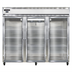 Thumbnail image #1 for Continental Refrigerator 3FENSSGD Three-Section Extra-Wide Reach-In Glass Door Display Freezer