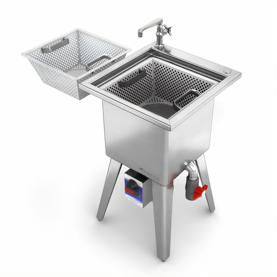 Product image #1 for Power Soak Silver Soak Stationary Silverware Soak Sink, 11 Gallon, 208V