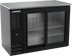 Thumbnail image #1 for Beverage-Air 48-Inch Two-Section Back Bar Cooler with Sliding Glass Doors and Stainless Steel Top