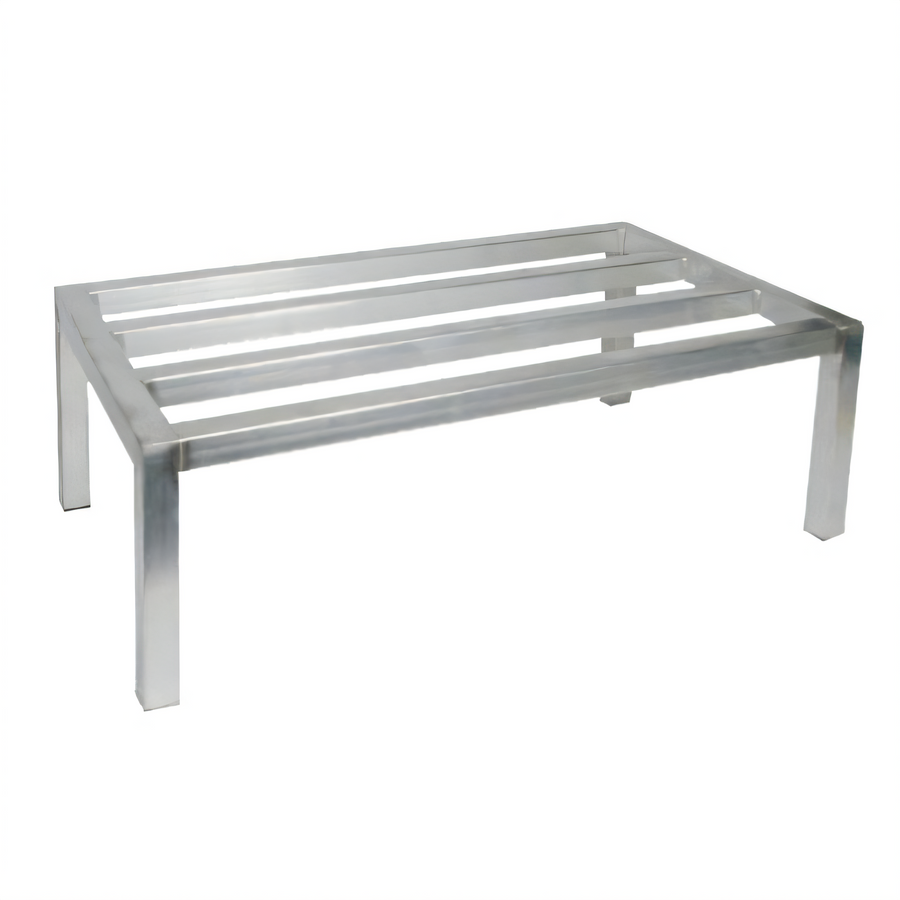 Product image #1 for Winco 20 x 36 x 12 Inch Tubular Welded Aluminum Dunnage Rack, 1800 lb. Capacity