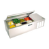 Thumbnail image #1 for Delfield CTP 8160-NBP 60-Inch Countertop Refrigerated Prep Rail, Raised Condiment Rail, 6 x 1/3 Pans