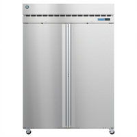 Hoshizaki Steelheart R2A-FS Two-Section Reach-In Refrigerator, 50.37 Cu. Ft., Solid Doors
