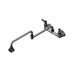 Thumbnail image #1 for T&S Brass B-0598-CR Wall-Mount Pot Filler Mixing Faucet with 24-Inch Double-Joint Swing Nozzle