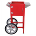 Thumbnail image #1 for Red Popcorn Machine Cart/Trolley for PCM-8 Popcorn Machine