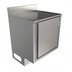 Thumbnail image #1 for BK Resources Call Series 24 x 21 Inch Flat Top Underbar Cabinet with Pedestal Base, Stainless Steel