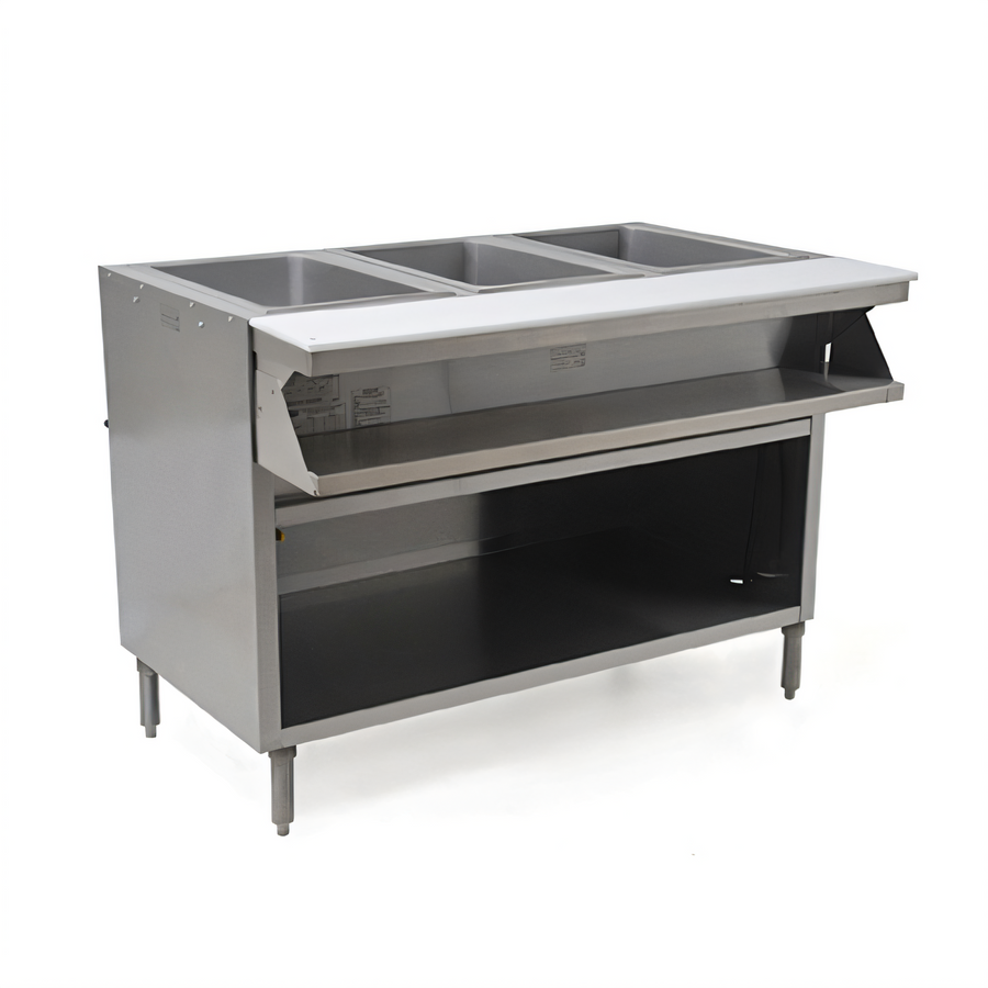 Product image #1 for Spec-Master Sealed Well Electric Hot Food Table with Sliding Doors, 2 Wells, 33 Inch Wide, 120V