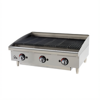 Star-Max 36-Inch Countertop Natural Gas Radiant Charbroiler