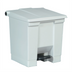 Thumbnail image #1 for Rubbermaid Commercial Products FG614300WHT Step-On Bathroom Trash Can