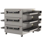 Thumbnail image #1 for XLT Ovens X4 4455-3-E Triple Stack Electric Conveyor Pizza Oven, 44-Inch Conveyor, 55-Inch Baking Chamber