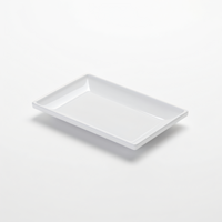 American Metalcraft 6-5/8-Inch Rectangular White Melamine Mini Serving Plate